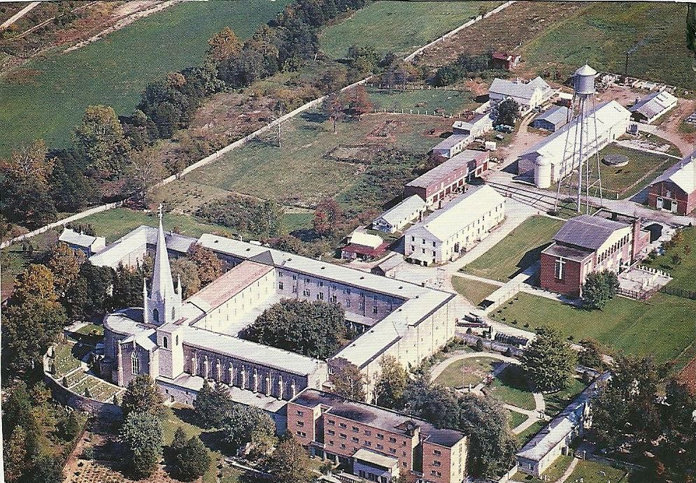 Gethsemani Abbey in the 50's